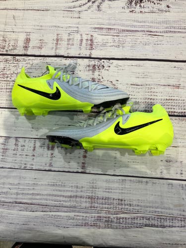 Silver Men's Size M 8.0 (W 9.0) Nike Phantom GX Cleats (New)