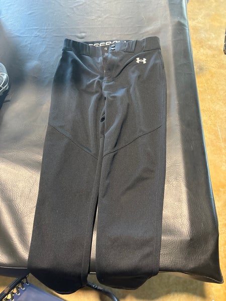 Black Men's Medium Youth Under Armour Game Pants (New)