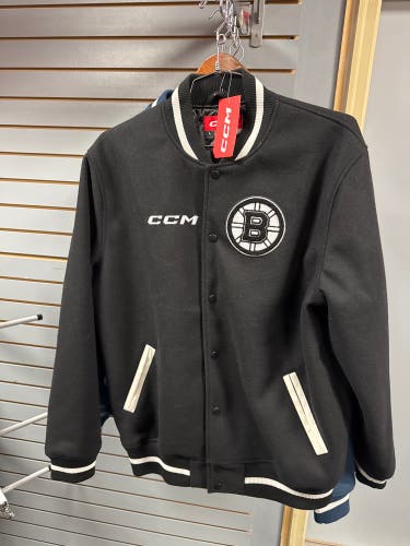 Black Men's Large CCM Jacket (New)