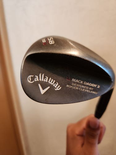 Callaway Mack Daddy 2 - 58 / 10 U Golf Lob Wedge Forged - Steel Shaft - Original Grip