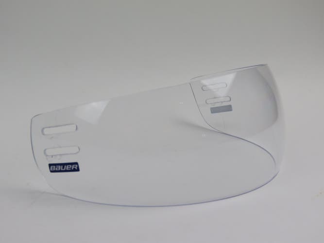 Bauer 55P Clear Straight NHL Pro Stock Team Issued Hockey Helmet Visor