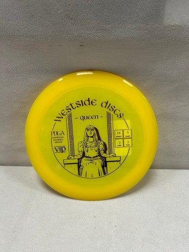 Used Westside VIP QUEEN Disc Golf Driver Yellow 11490-S000270309