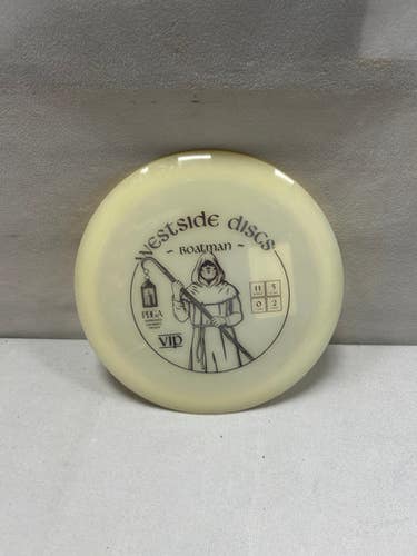 Used Westside VIP BOATMAN Disc Golf Driver White 11490-S000270307