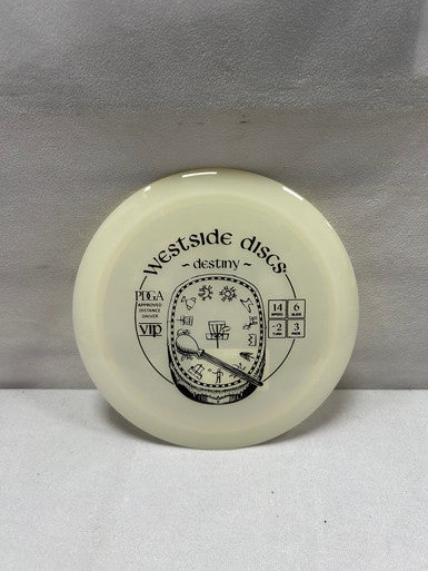 Used Westside VIP DESTINY Disc Golf Driver White 11490-S000270303