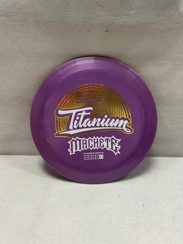 Used Discraft TI MACHETE Disc Golf Driver Purple 11490-S000270300