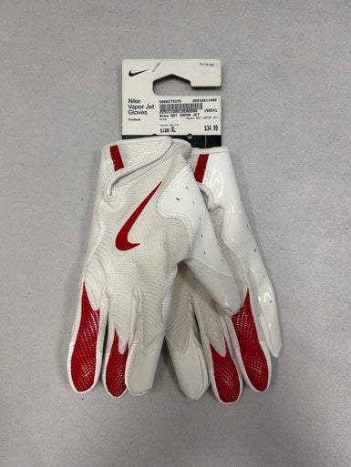Used Nike ADT VAPOR JET FB Gloves White XL 11490-S000270255