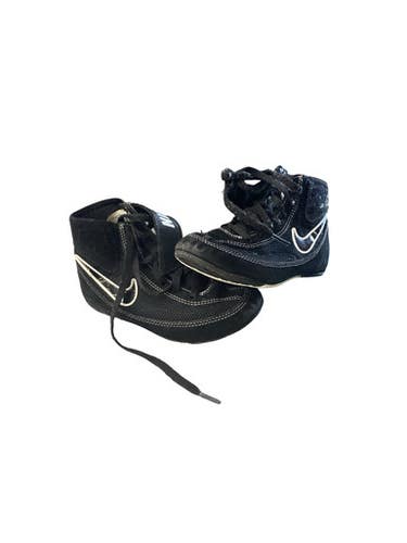 Used Nike Wrestling Shoes Black Youth 13.0 11760-S000089490