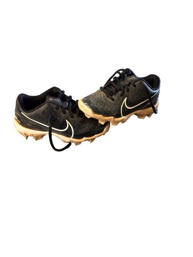 Used Nike BASEBALL CLEATS BB/SB Cleats Black Youth 13.0 11760-S000089489