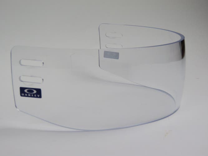 Oakley 2.75" Small Straight NHL Pro Stock Team Issued Hockey Helmet Visor Clear