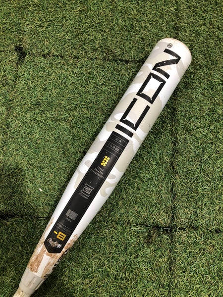 2025 Rawlings Icon Composite Bat USSSA Certified (-8) Composite 24 oz 32" (Used)