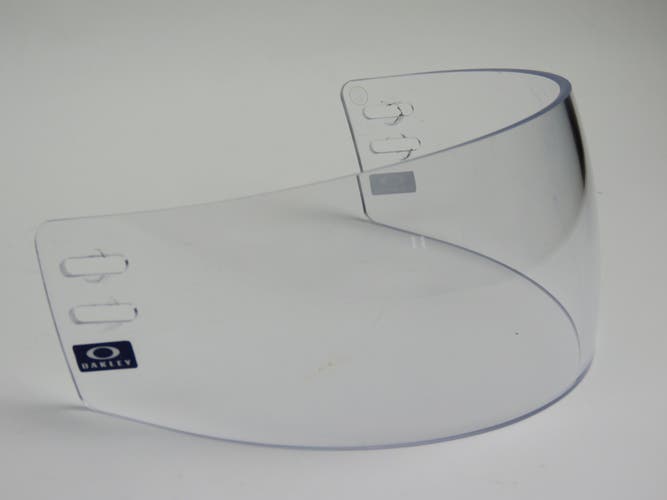 Oakley 3.5" Straight NHL Pro Stock Team Issued Hockey Helmet Visor Clear