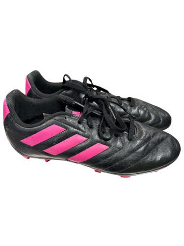 Used Adidas FV2895 BLK/PINK Soccer Cleats Black And Pink Senior 6 11862-S000093187
