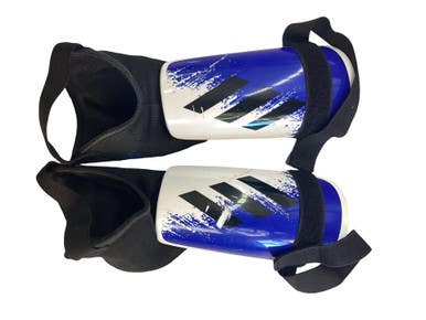 Used Adidas Soccer Shin Guards Junior Royal Blue MD 11760-S000089447