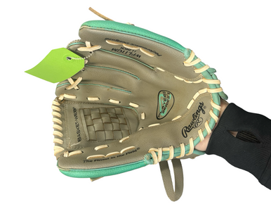 Used Rawlings PLAYERS SERIES BB/SB Glove RH Throw Grey 11" 11682-S000126681