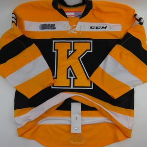 CCM Kingston Frontenacs OHL Pro Stock Game Worn Hockey Jersey #9 BAKER Size 54