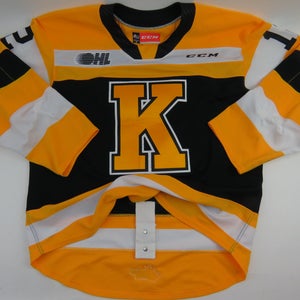 CCM Kingston Frontenacs OHL Pro Stock Game Worn Hockey Jersey #12 DREWITT Size 56