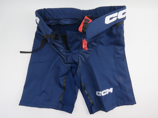 CCM Tacks PPPTKC Navy Blue OHL CHL QMJHL Pro Stock Hockey Pant Shell Senior Large