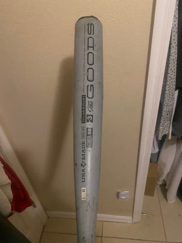 2024 DeMarini The Goods One Piece Alloy BBCOR Certified Bat (-3) 30 oz 33" (Used)