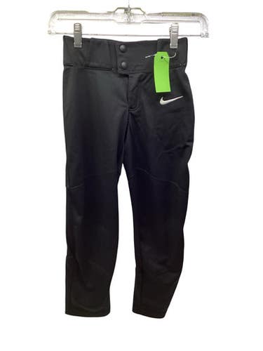 Used Nike BLACK BASEBALL PANTS BB/SB Pant Boys Black XS 11347-S000265797