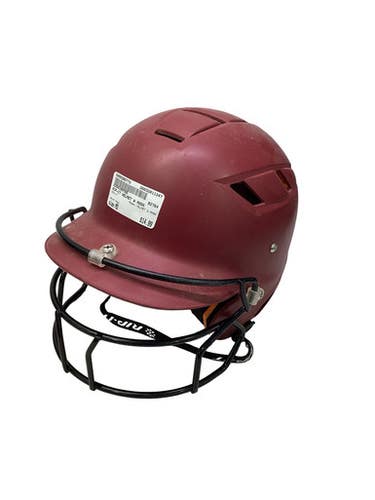Used RIP-IT HELMET W MASK Batting Helmet w/Mask Red MD 11347-S000265773