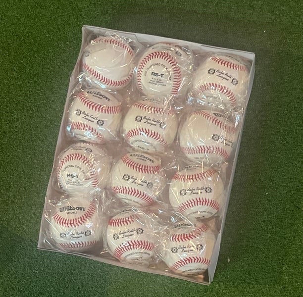 Wilson Baseballs 12 Pack (1 Dozen) (New) Babe Ruth League