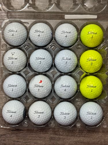 16 Titleist AVX Golf Balls - 5A MINT CONDITION