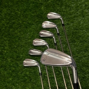 Men's 2025 TaylorMade P-790 Right Handed Iron Set Stiff Flex Steel Shaft (New)