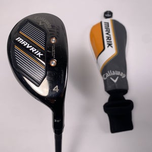 Callaway Mavrik 4 Hybrid 20* Project X Catalyst 6.0 75g Stiff Mens RH HC