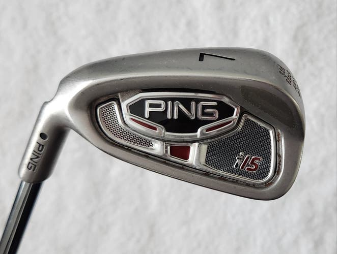 Ping i15 Single 7 Iron Black Dot Demo Club LH; Steel Shaft