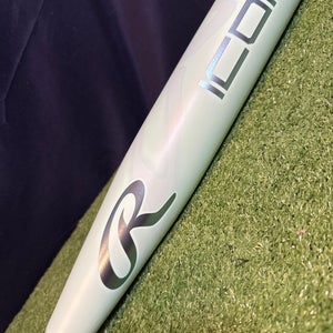 2026 Rawlings Icon Composite USSSA Certified Bat (-8) 21 oz 29" (Used-Excellent Condition)