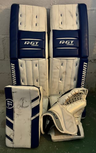 36+1.5 Warrior Ritual GT pro leg pads w/ritual G3 blocker, and RBK X pulse glove