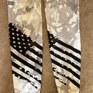 White Senior Large K1 Socks Pro Stock (Used)