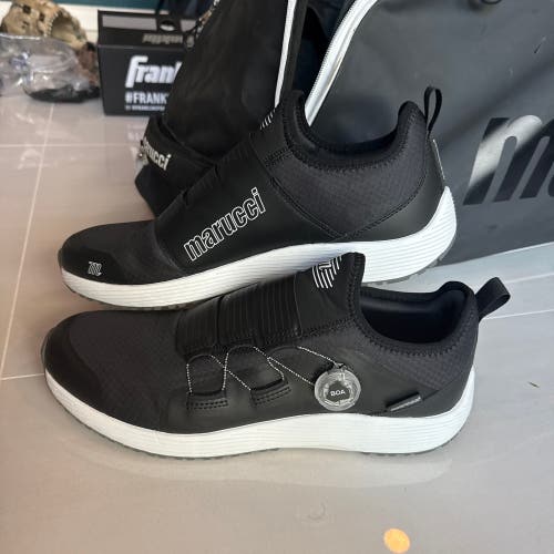 Black Men's Size M 12.0 (W 13.0) Adult Marucci Shoes (New)