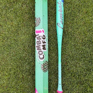 2026 Combat "Mint Chip" MFG Spec A1 Alloy BBCOR Certified Bat (-3) 30 oz 33" (New in Hand)