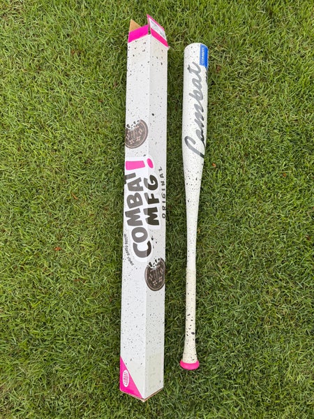2026 Combat "Cookies n Cream" MFG Spec A1 Alloy BBCOR Certified Bat (-3) 30 oz 33" (New in Hand)