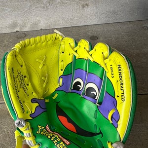 Remco Teenage Mutant Ninja Turtles Donatello Baseball Glove Vintage 1999 RHT Kid