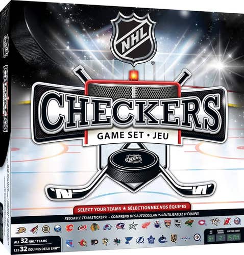 New NHL Checkers Board Game (MPC42049)