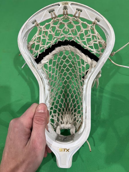 STX Hyper Power Strung Lacrosse Head