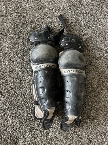Black Junior Easton Shin Guards (Used)