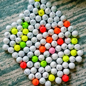 120 premium brand used golf balls
