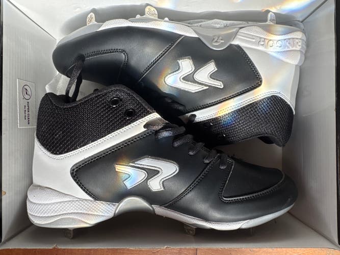 Black Women's Ringor Mid Top Metal cleats - size 11 (New)