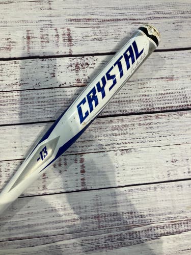 2022 Easton Crystal Alloy Bat (-13) Alloy 19 oz 32" (Used)