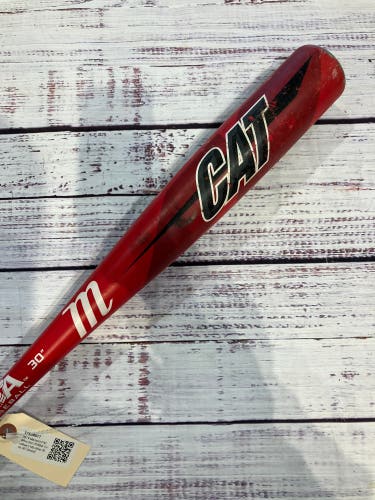 2019 Marucci CAT Alloy Bat USABat Certified (-10) Alloy 20 oz 30" (Used)