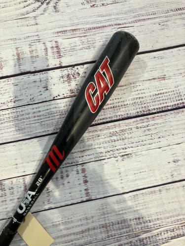 2021 Marucci CAT Alloy Bat USABat Certified (-11) Alloy 17 oz 28" (Used)