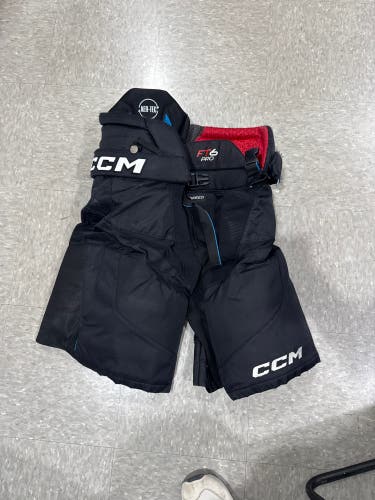 Black CCM JetSpeed FT6 Pro Hockey Pants (Used) | Senior Large