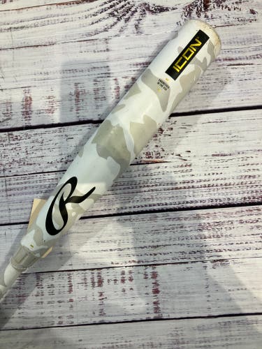 2025 Rawlings Icon Composite Bat USSSA Certified (-8) Composite 22 oz 30" (Used)