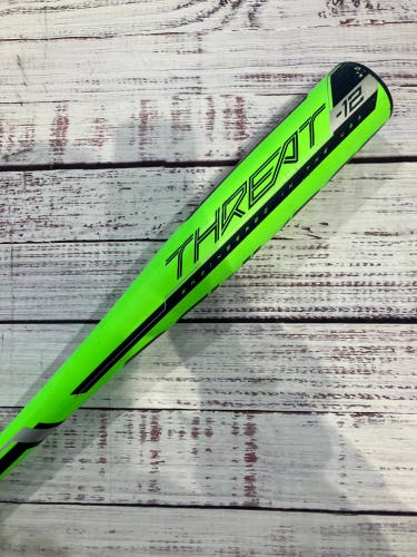 2019 Rawlings Threat Composite Bat USABat Certified (-12) Composite 18 oz 30" (Used)