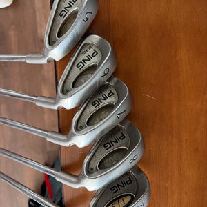 Men's 2000 Ping i3 Blade Right Handed Iron Set Stiff Flex 5 Pieces Steel Shaft (Used)