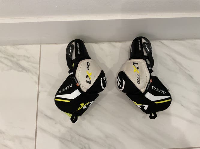 Junior Medium Warrior Alpha LX Pro Elbow Pads (Used)
