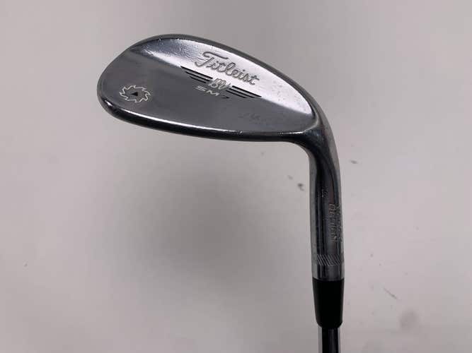 Titleist Vokey SM7 Tour Chrome Wedge 56* 10 Bounce S-Grind Wedge Steel Mens RH
